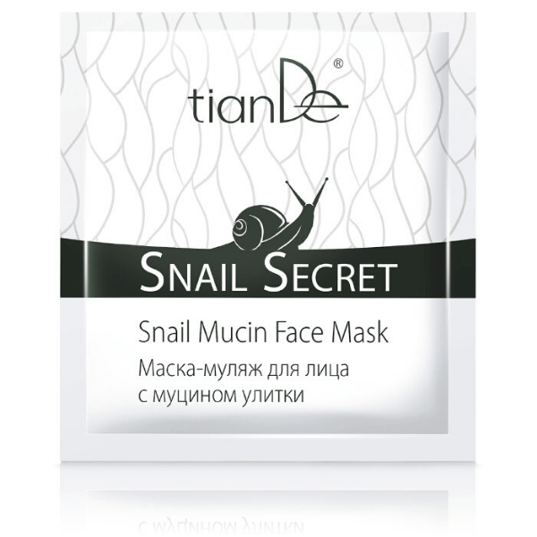 TianDe Maska na obličej s mucinem hlemýžďů