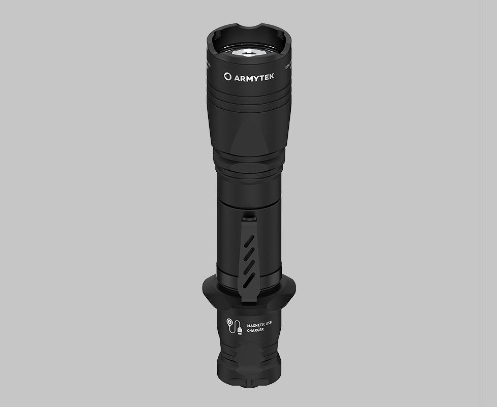 Tactical flashlight Armytek Dobermann Pro Magnet USB (1500lm)
