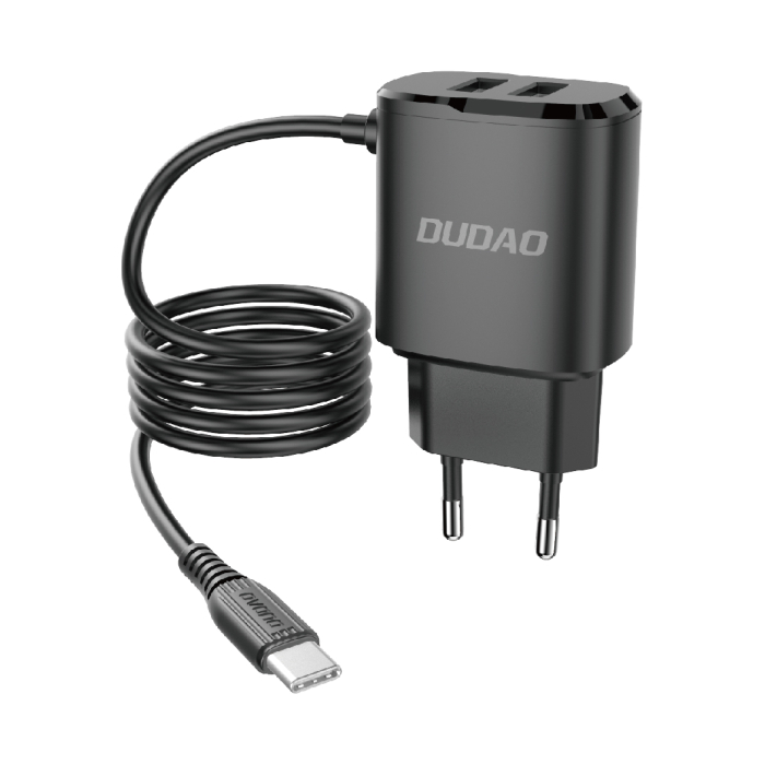 DUDAO A2 Pro T 12W Nabíječ sítě + USB Type-C černý
