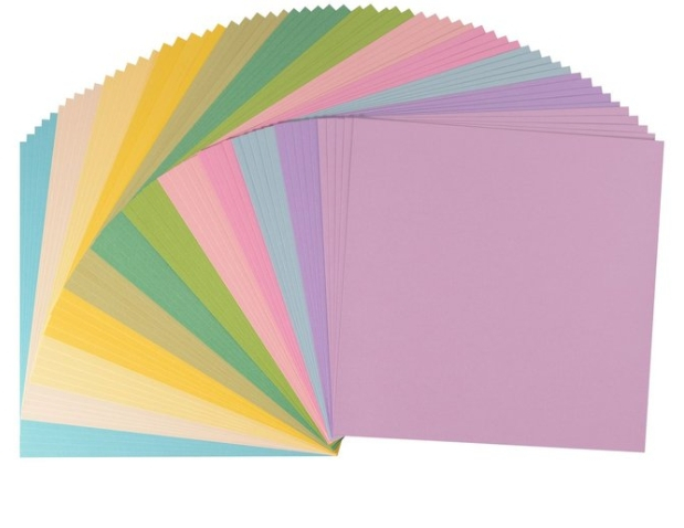 Farebný kartónový papier - 60ks.
