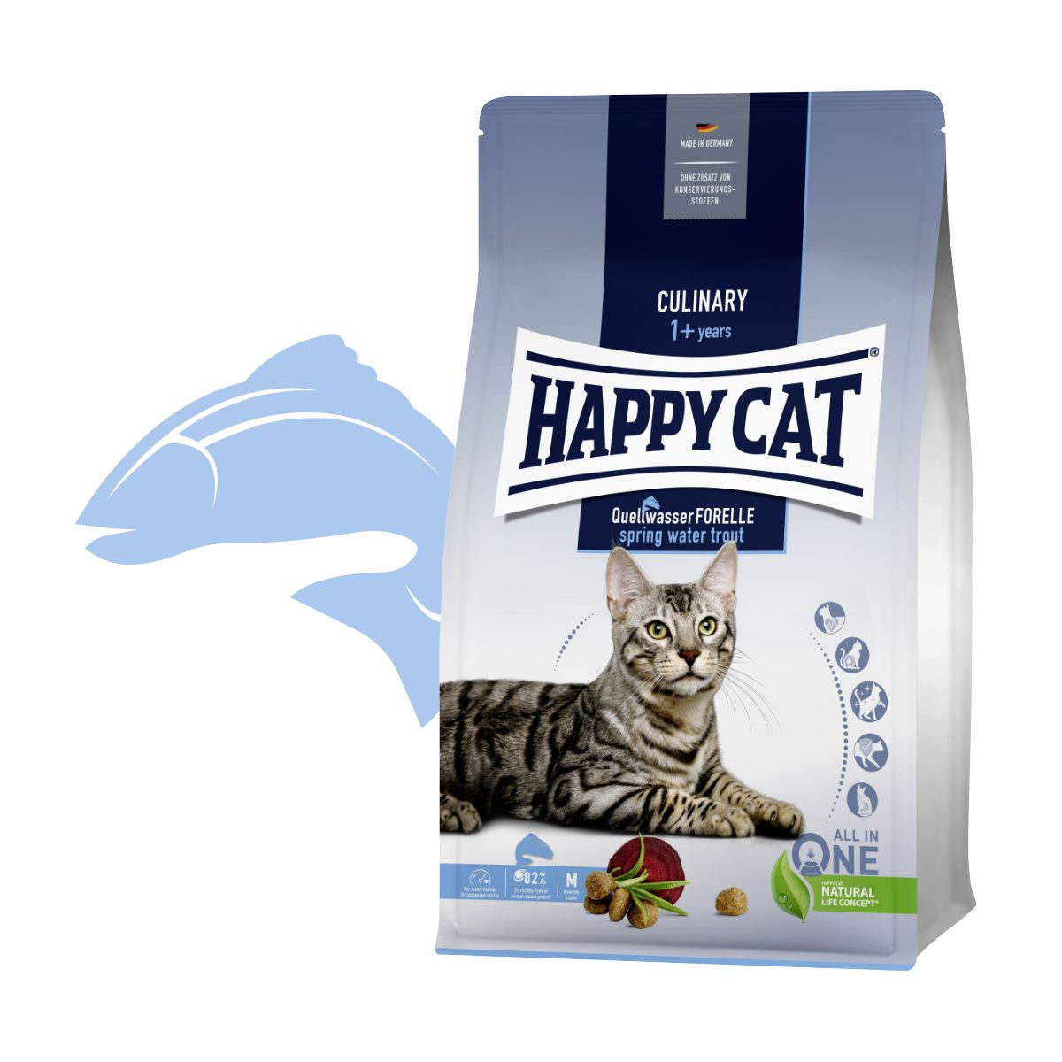 Happy Cat Culinary Quellwasser-Forelle / Pisztráng 4 kg