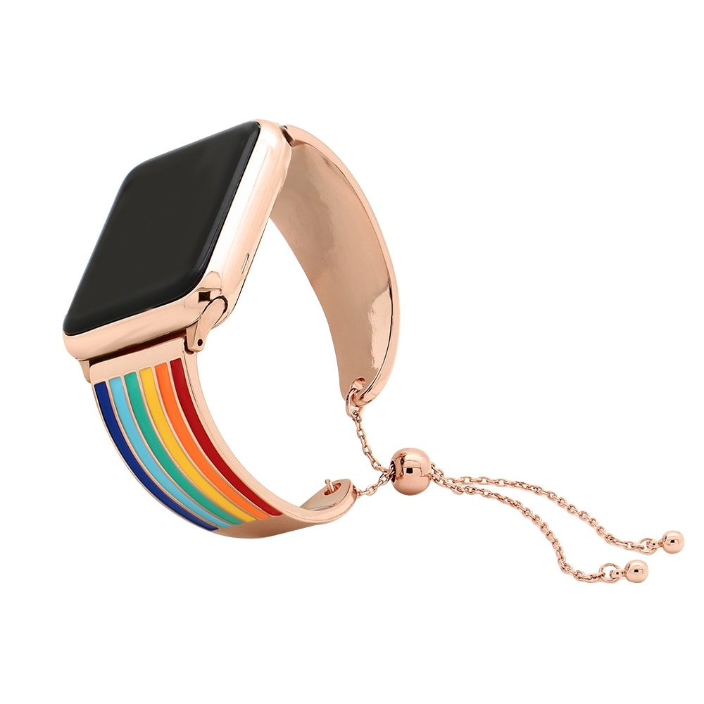 Unschuldiges Regenbogenarmband für Apple Watch 42/44/45/49 mm - Gold