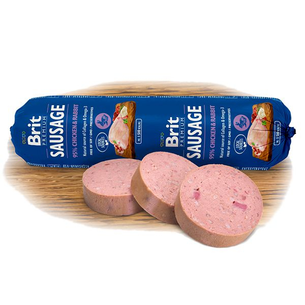 BRIT Sausage Chicken & Rabbit 800 g