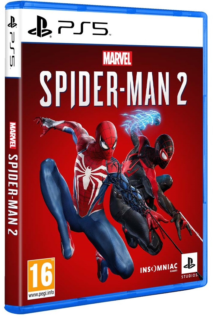 PlayStation-peli. Tekstitys: tšekkiläinen Marvel's Spider-Man 2 -peli PS5: lle