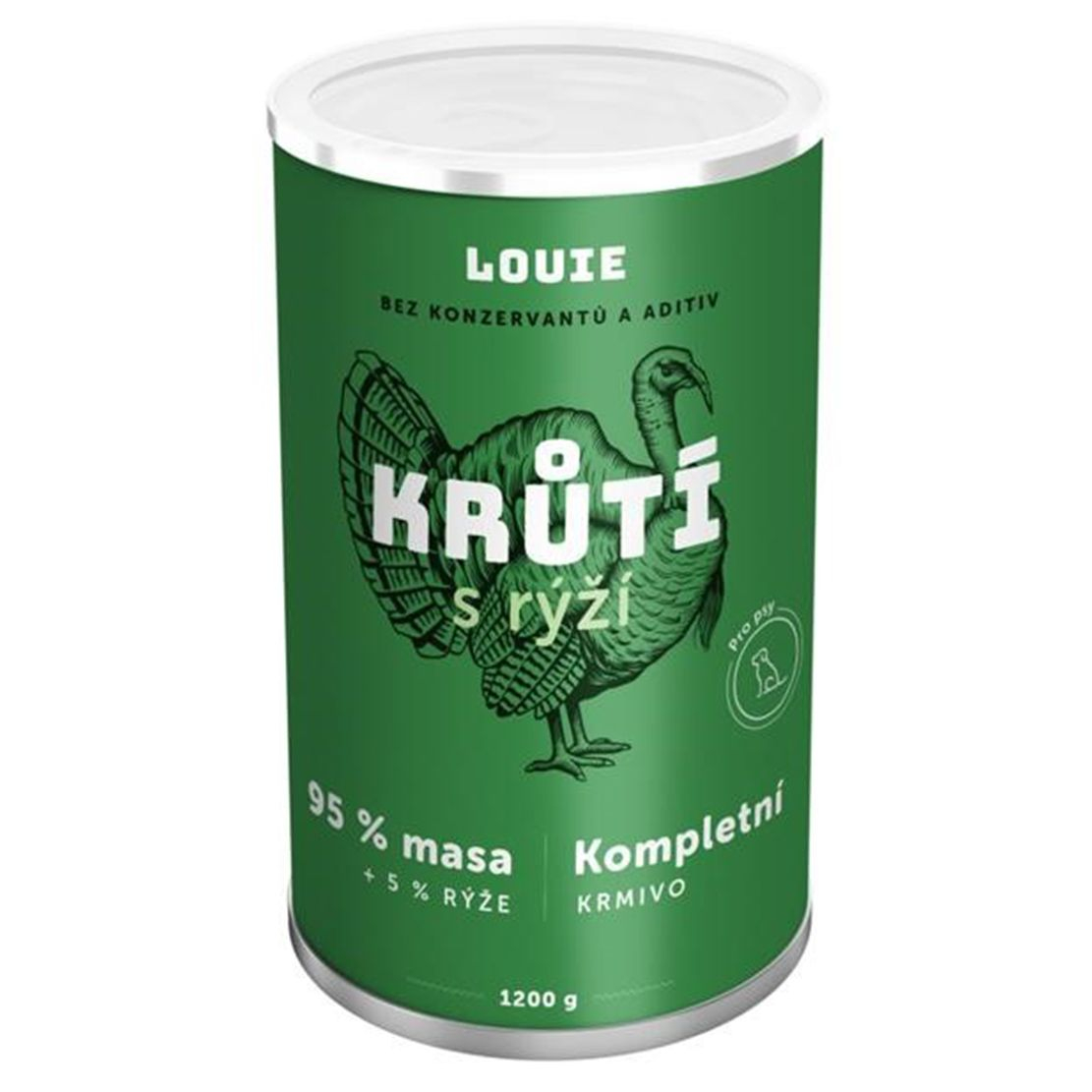 LOUIE Pulyka rizzsel 1200 g