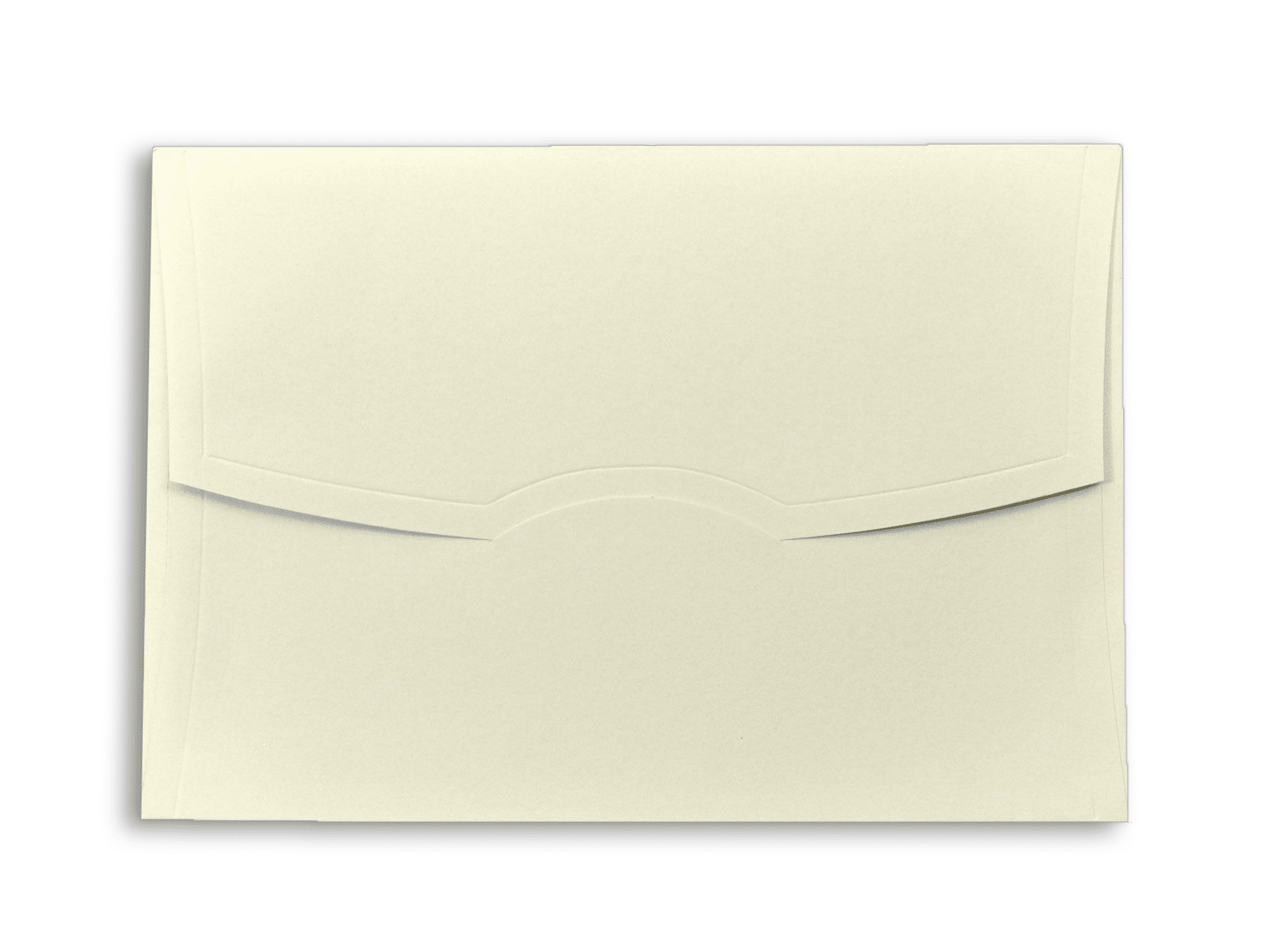 Luxe envelop satijn crème 15 x 21 cm
