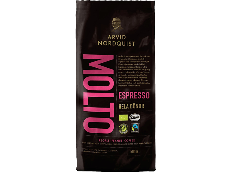 Arvid Nordquist Espresso Molto Hela kaffebönor 500 g