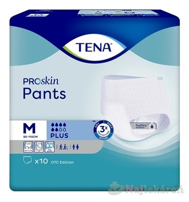 TENA Pants Plus M absorpční kalhotky 10 ks