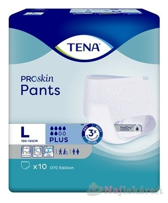 TENA Pants Plus L natahovací absorpční kalhotky 10 ks