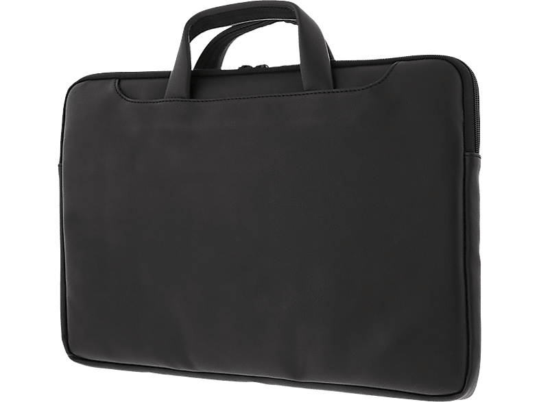 Deltaco Notebook-väska, upp till 15,6", Konstläder, vaddering, starka handtag - Svart Nv-792