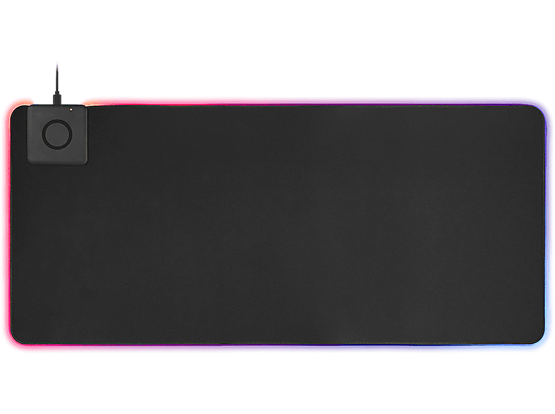 Deltaco Gaming Gam-092 RGB-musmatta trådlös laddning, 90 x 40cm