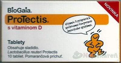 BIOGAIA ProTectis s vitamínom D 10 tabliet