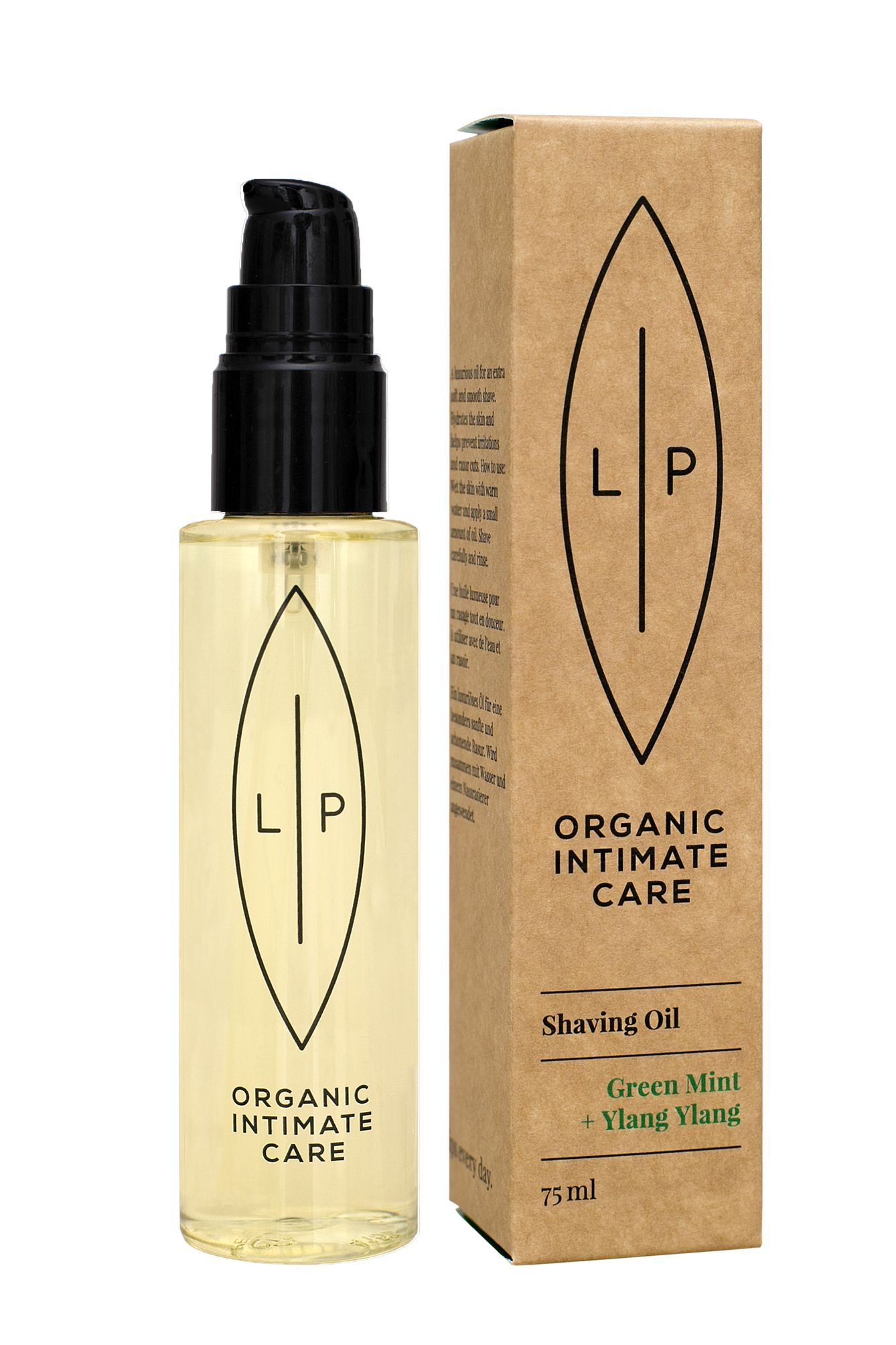 Lip Intimate Care Shaving Oil Fragrance Free, Bisobolol 75 ml
