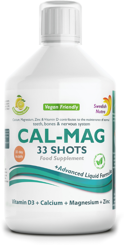 Cal-Mag tekutý vápnik, horčík a zinok s vitamínmi a minerálmi 500 ml