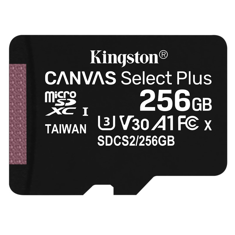 Pamäťová karta Kingston Canvas MicroSDXC 256GB (SDCS2/256GBSP)