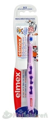 Elmex detská zubná kefka výučbová (0-3 roky) mäkká 1x1 ks