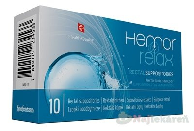 FYTOFONTANA Hemorrelax 10 rektálnych čapíkov