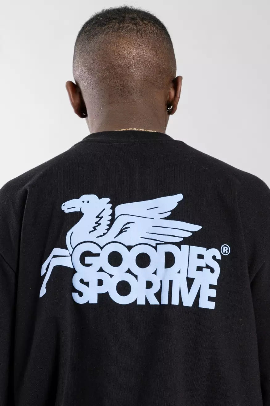 Goodies Sportive Men's T-shirt New Pegasus Black
