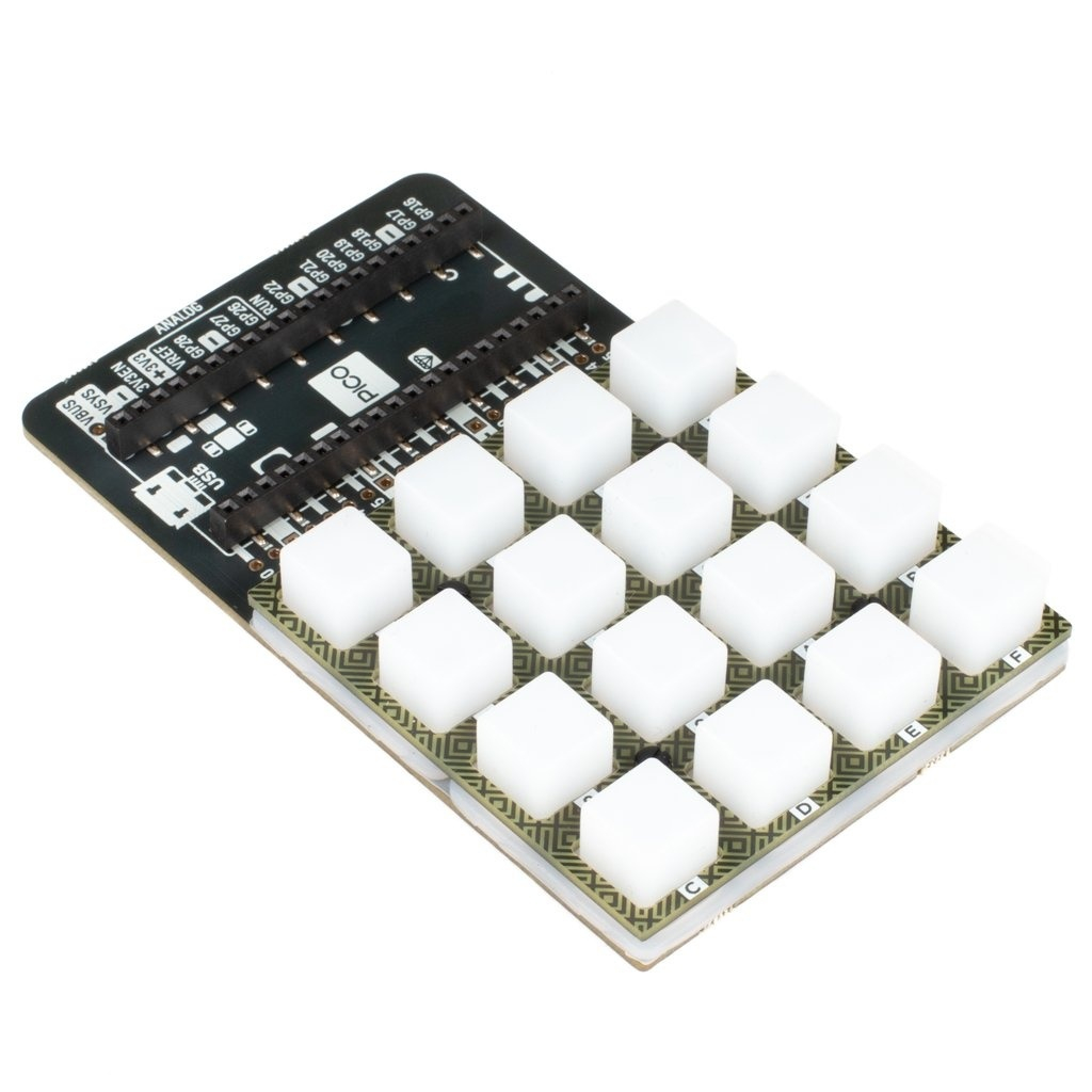 Pico RGB Keypad - beleuchtete Tastatur für Raspberry Pi Pico - PiMoroni