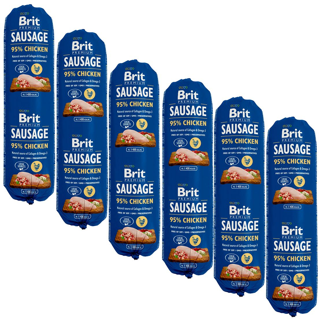 BRIT Sausage Chicken 6 x 800 g