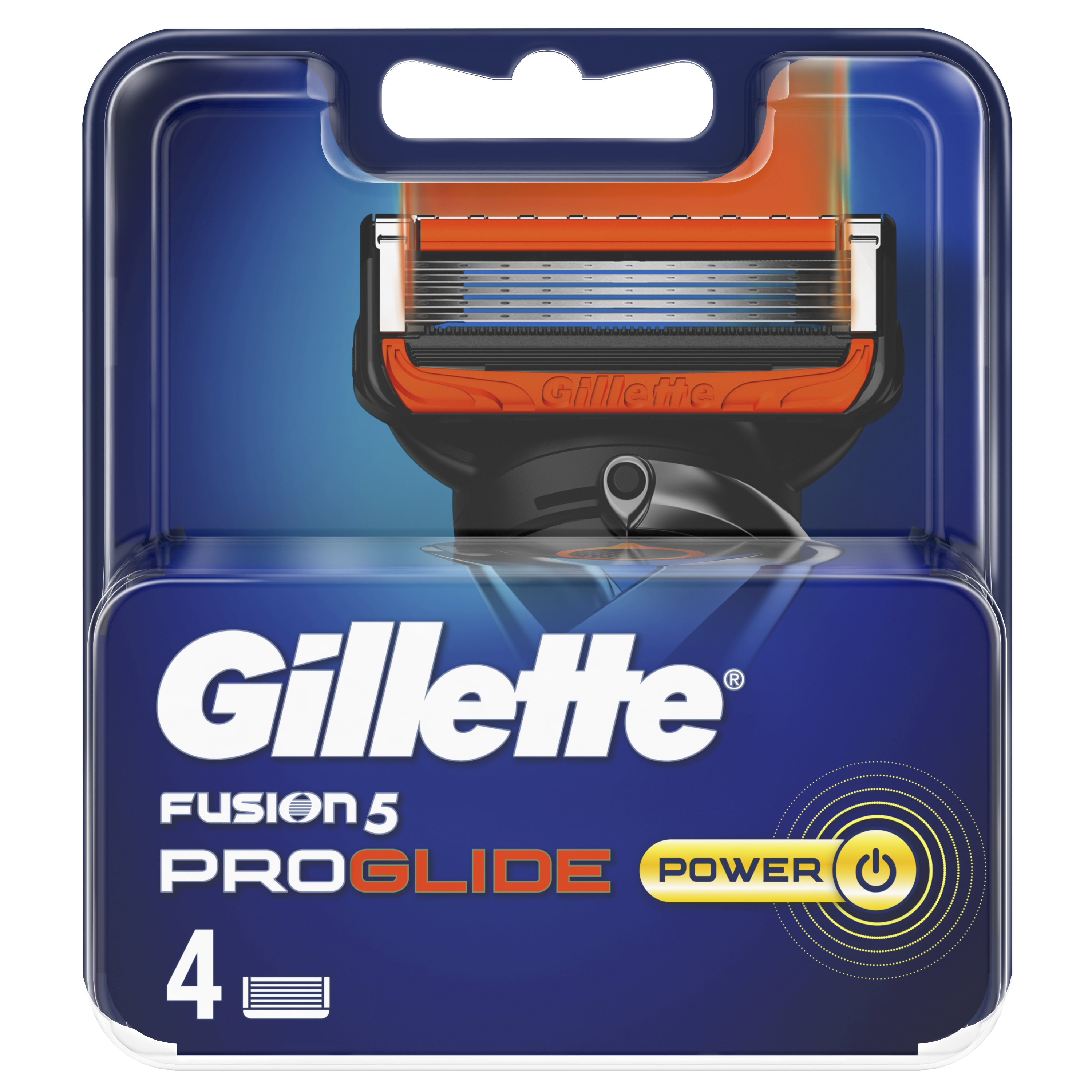 Gillette Fusion Proglide Power Níhradné hlavice 4ks