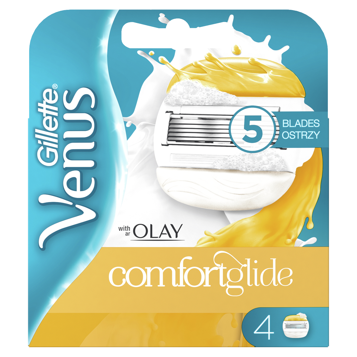 Gillette Venus ComfortGlide Olay 4 ks