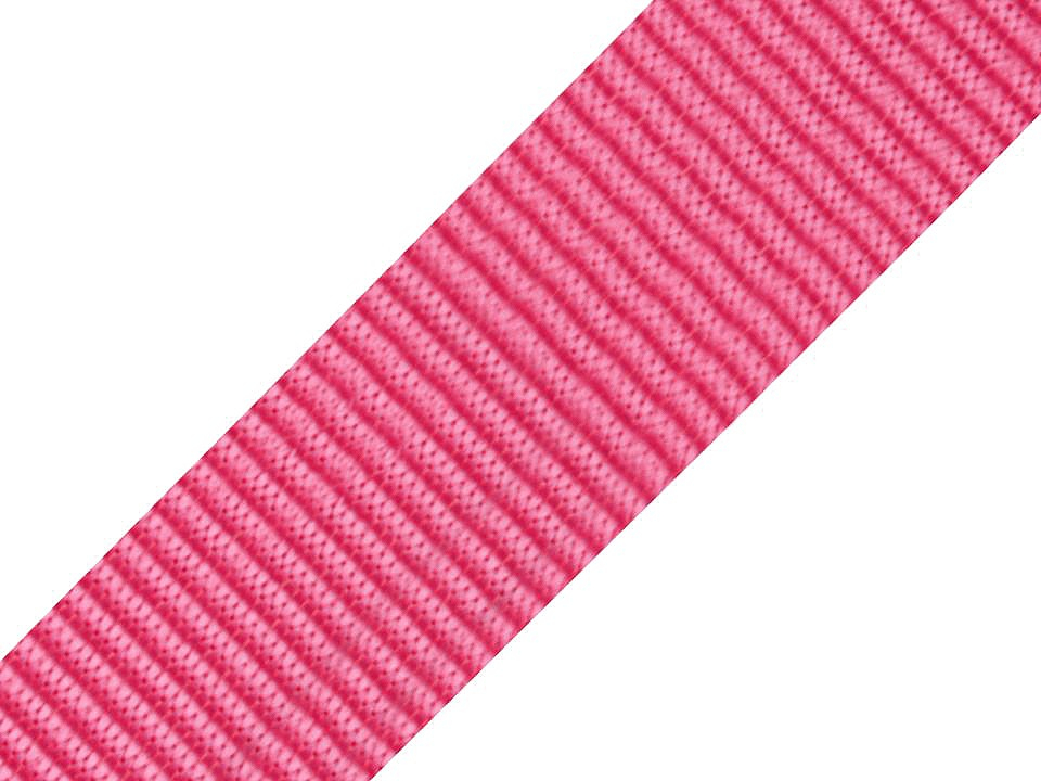Popruh polypropylénový 4 cm růžový