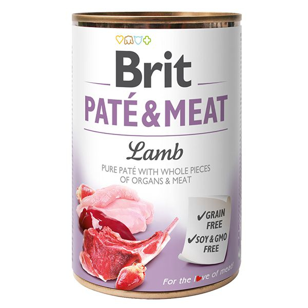 Brit Paté & Meat Lamb konzerv, 400 g