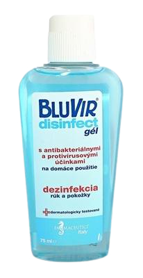 Bluvir disinfect gél dezinfekčný gél na ruky 1x75 ml