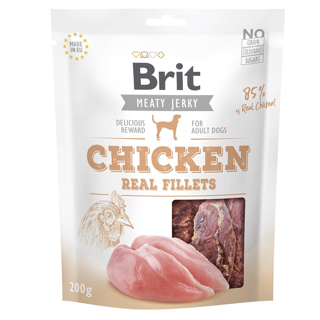 Brit Jerky Csirkefilék 200 g