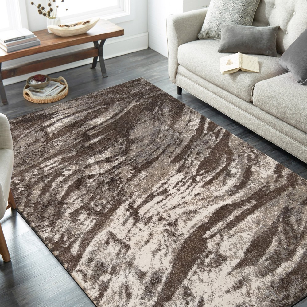Praktikus nappali szőnyeg finom hullámos mintával, semleges színekben Szélesség: 60 cm | Hossz: 100 cm