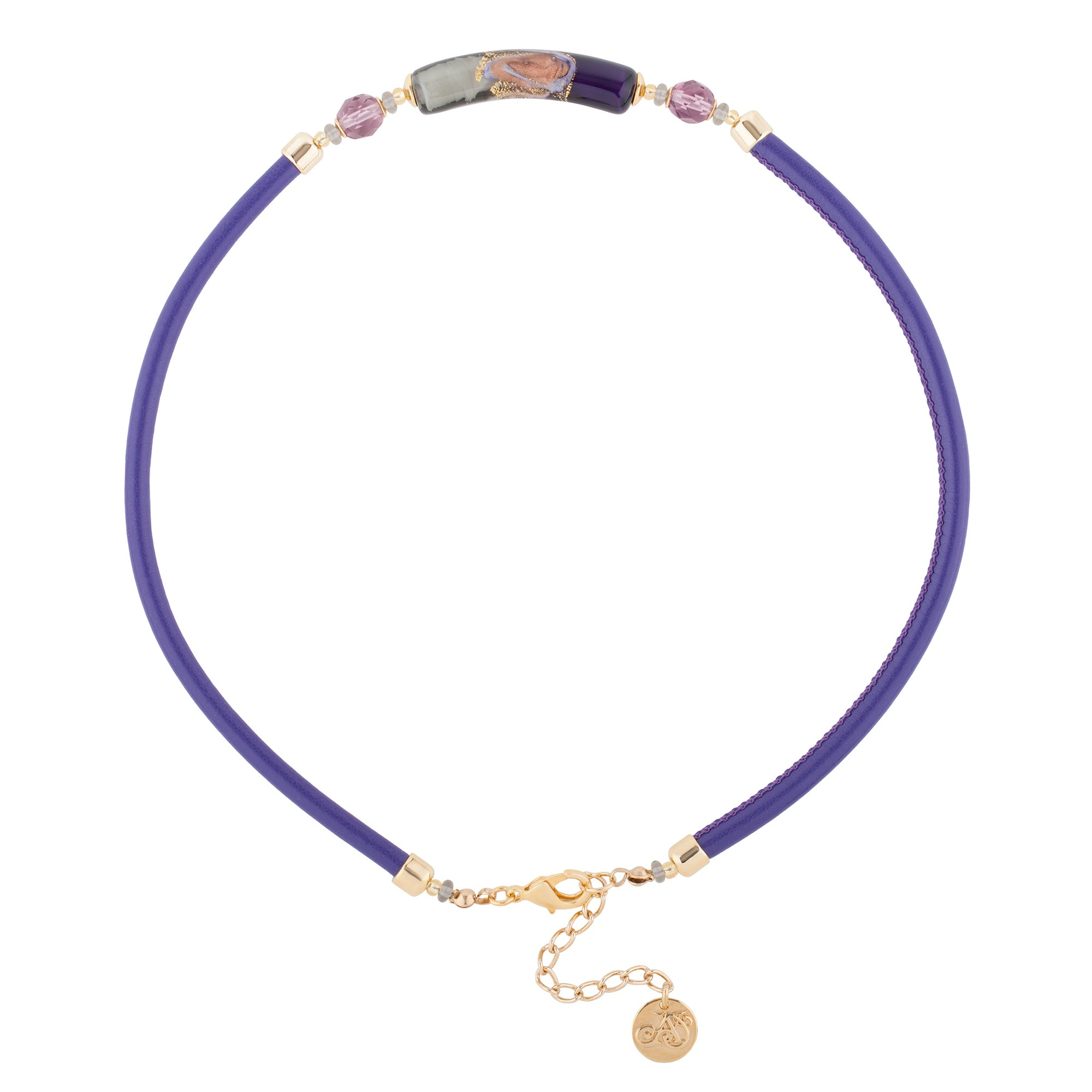 Murano Torque Purpura - Necklace