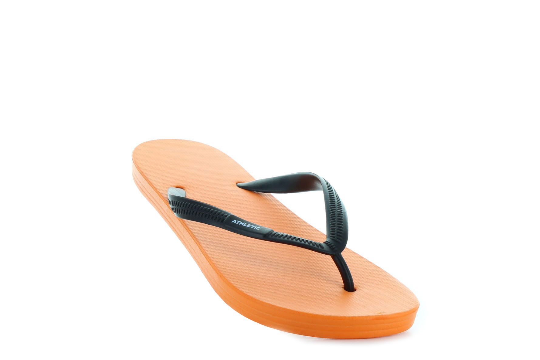 Athletic orange men's sandals