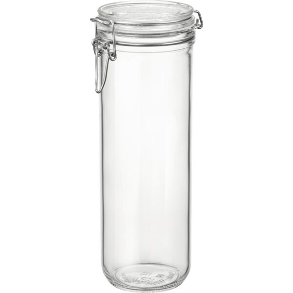 Preserving jar Bormioli Rocco Fido 1.46 l with patented hinged closure, straight