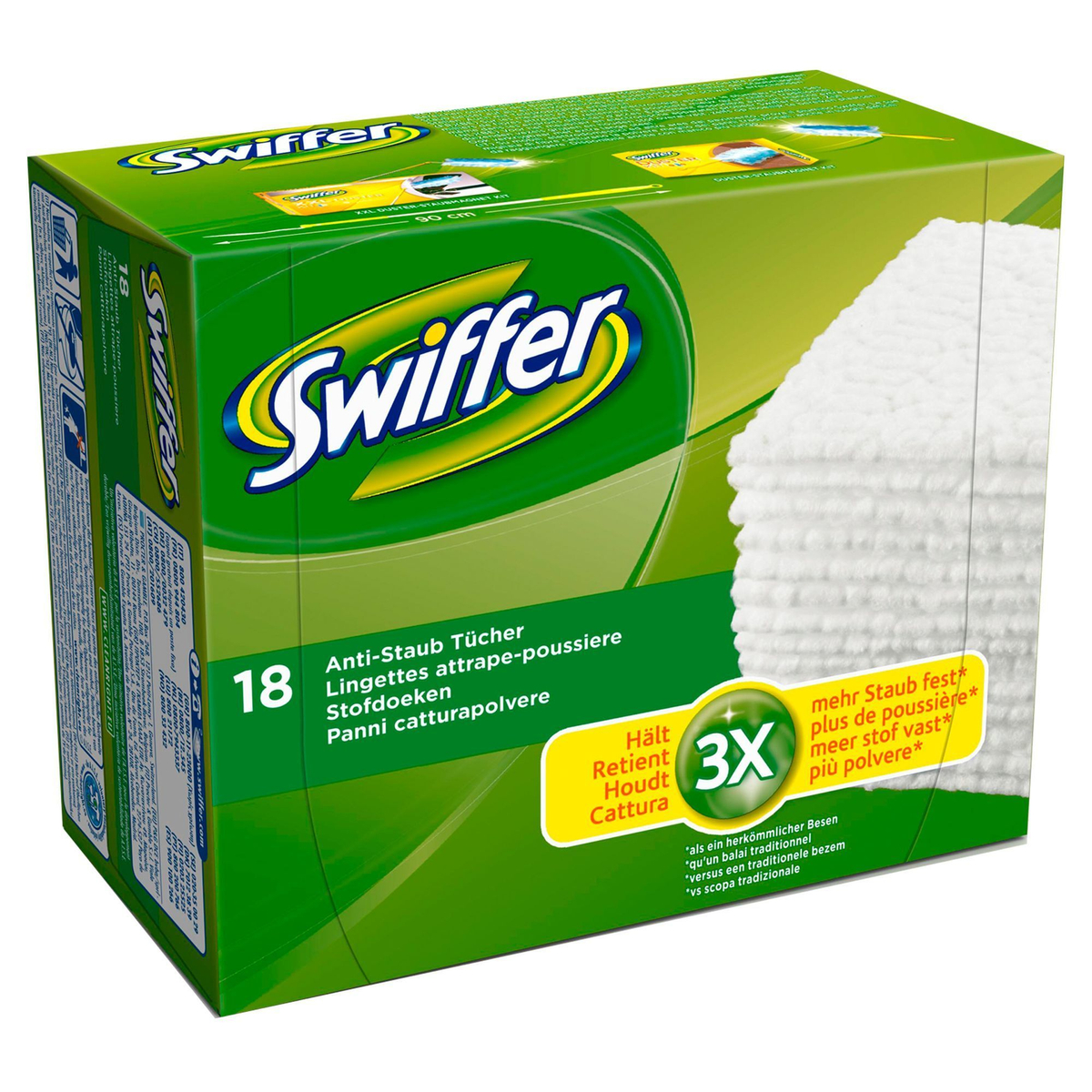 Swiffer Dry floor dusters 18 pcs + CASHBACK up to 40 EUR