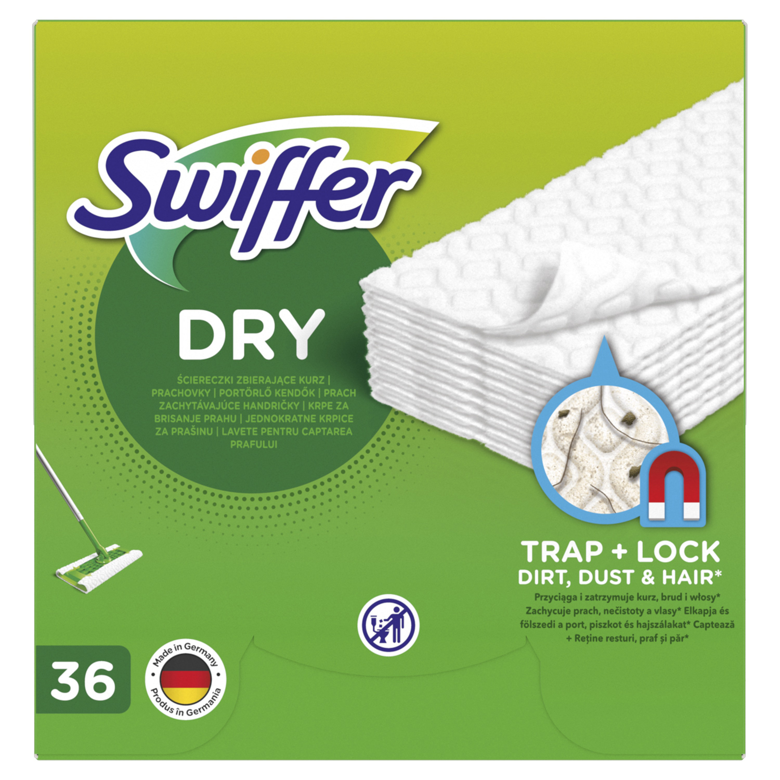 Swiffer Dry floor cloth refills 36 pcs + CASHBACK up to 40 EUR