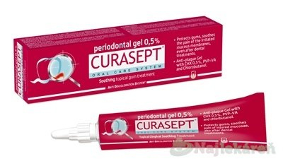 CURASEPT ADS SOOTHING 0,5% Parodontálny gél 30 ml