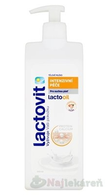 Lactovit Lactooil intenzívna starostlivosť, telové mlieko 400 ml - Lactooil