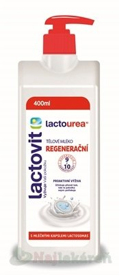 LACTOVIT Lactourea, regeneračné telové mlieko 400 ml - Regeneračné