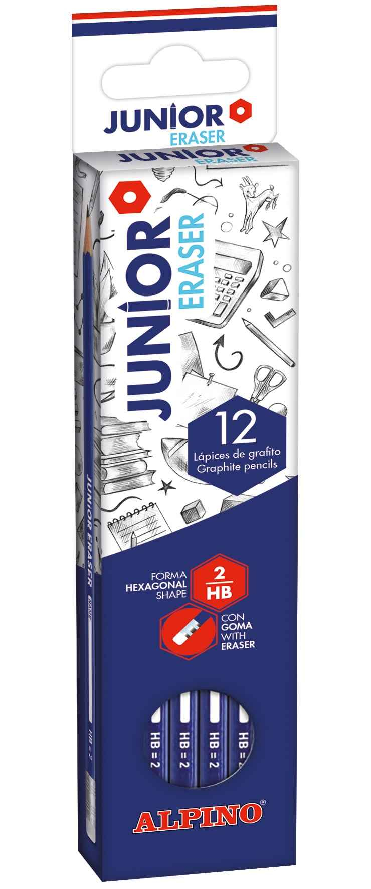 Grafitové tužky Alpino Junior HB JU025012