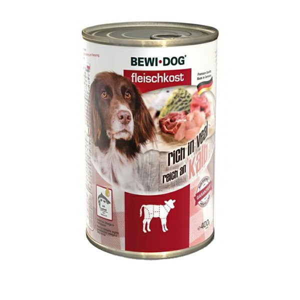 Nou Conservă BEWI DOG – Veal, 400g