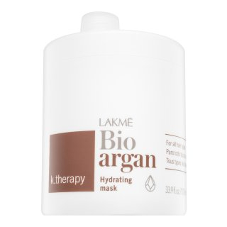 Lakmé K.Terapi Bio Argan Hydratiserende Maske nærende hårmaske til hårhydratisering 1000 ml