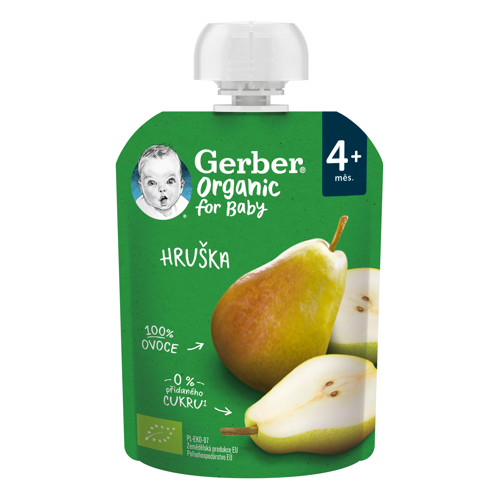 Gerber Organic kapsička hruška 90 g