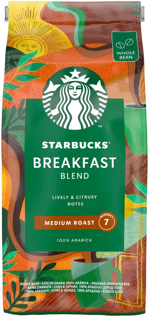 Zrnková káva Starbucks Breakfast Blend 450 g