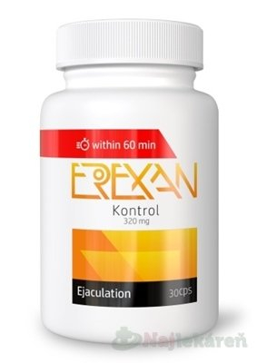 Augeri EREXAN Controle 320 mg capsules voor mannen 30 st