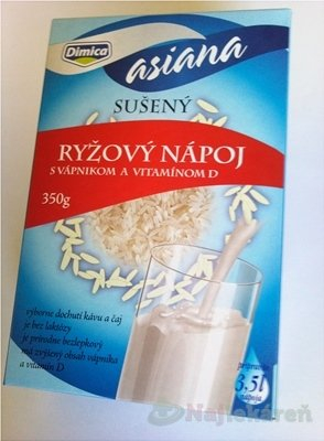 ASP Instantný ryžový nápoj s vápnikom a vitamínom D 350 g