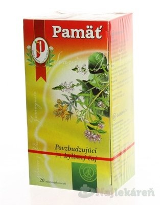 AGROKARPATY PAMÄŤ povzbudzujúci bylinný čaj 20x2 g (40 g)