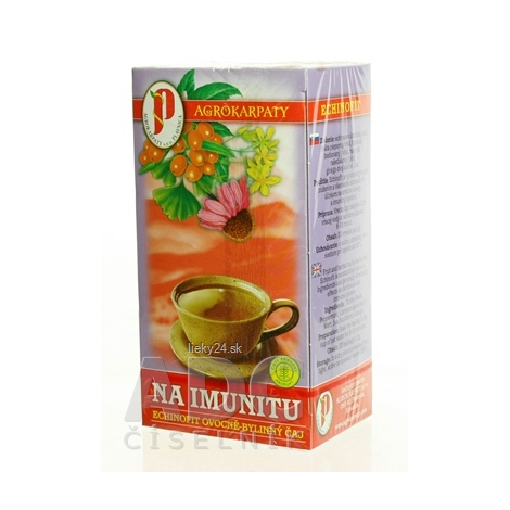 Agrokarpaty Na imunitu echinofit čaj čistý prírodný produkt 20 x 2 g