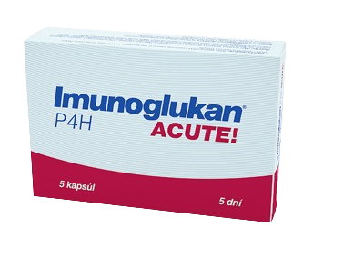 Pleuran Imunoglukan P4H ACUTE 300 mg 5 kapsúl
