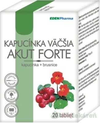 EdenPharma Kapucínka nagyobb Akut Forte 20 tabletta